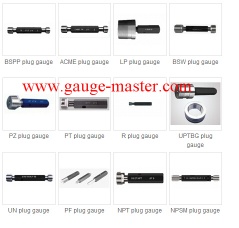 Thread plug gauge - RF,UN,TBG,BSW,BSPP