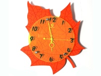 Maple leaf Acrylic wall clock