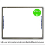 infrared interactive whiteboard with 10 points touch