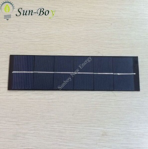 3V 500mA 200*55mm PET Solar Panel