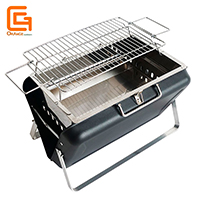 Outdoor Mini Portable Charcoal BBQ Grills w/ Free Assemble and Foldable