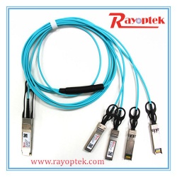 QSFP+ to SFP+ Active Optic Cable 40G QSFP Breakout Cable