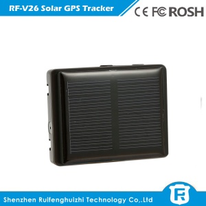 reachfar rf-v26 smallest mini solar powered gps tracker for cow/sheep with sos alarm, two way voice - RF-V26