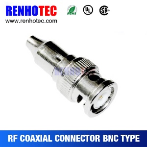 75ohm bnc plug male connector for cables, bnc adapter with low price, bnc plug to rca plug, cable rca