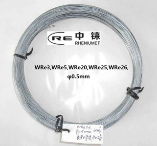 Tungsten rhenium  WRe alloys wire