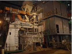 eco-friendly energy saving vertical and continuous charging scrap preheating arc furnace