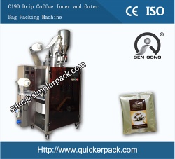 Dirp Coffee Packaging Machine by Ultrasonic Sealing