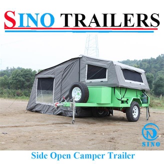 Side Open Camper Trailer