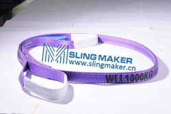 High quality WLL1ton 1000kg Polyester webbing sling flat web sling band