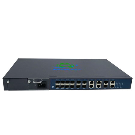 Model Number:SGL1008  Type:FTTx Solutions  Use:FTTX  Uplink:4 * 10/100/1000Base-T , 4 * SFP slot , 2 * 10GE SFP+ slot  Downlink:8 * GPON Ports  Max splitting ratio:1:128  Power Supply:AC: input 100~240V 50/60Hz; DC: input 36V~75V  Working temperature:-10°C~55°C  Transmission Distance:20KM  Device management function:NMS / WEB / CLI management  Warranty:1 Year