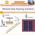 Pitched Solar Racking Solutions with Easy Installation