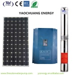 7.5KW solar water pump system for irrigation submersible deep well