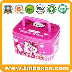 Saving Tin Box,Tin Saving Box,Tin Coin Bank,Tin with Lock - BR1902