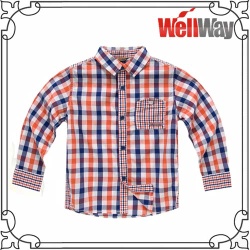 100% cotton flannel shirt for kids