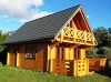 China manufacturerof easy assembly prefabricated building wooden hosue log cabin timber house