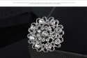 Hearts Flower Alloy Brooches