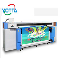 YD2600-RC Hybrid UV Printer adopts imported original grey level Ricoh G5 internal heating industrial printhead,the number of printhead can be increased or decreased according to your requirements,the print speed can up to 36㎡/h (4 PASS), can meet the demands of large quantities production capacity. YD2600-RC is a high-speed and high - precision UV printer for medium and small size processing enterprises and can meet their high precision and high speed production requirements.
