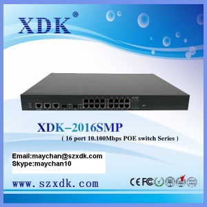 16 port 10/100M POE switches with good quality
