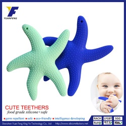 Funny baby teether BPA Free silicone toys for kids