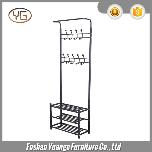 3 Tier Chrome Wire Shoe Rack with Stainless Steel Frame Rack