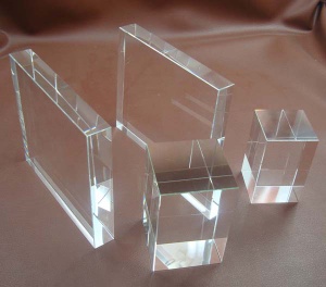 k9 blank crystal cube for 2D 3D sub-surface laser engraving