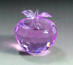 Purple apple crystal Christmas gifts