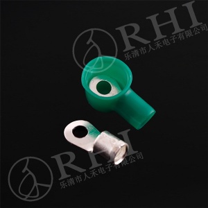 Copper cable lug with pvc cover