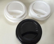 90mm top diameter white and black Plastic Cup lid,coffee Cup cover