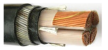 1KV PVC insulation armored power cable