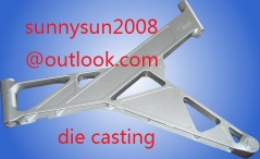 Aluminum die casting for bicycle stand