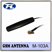 GSM Antenna with Adhesive base MMCX right angle male connector 900 1800MHz 2.5dBi