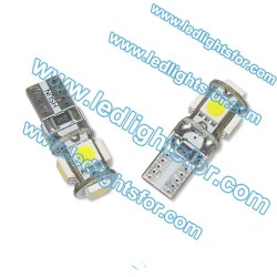 HSUN-T10 5 LED SMD5050 Canbus LED