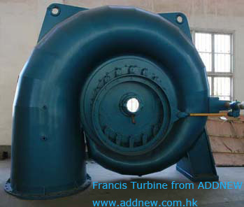 Francis turbine hydropower