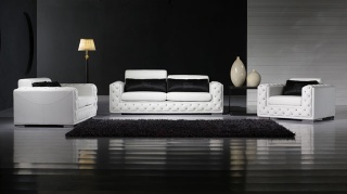 Modern Designer Leather 1+2+3Seater Sofa Suite (Model: L-C/S 063)