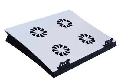 iDock C7 laptop cooler pad with pure aluminum surface and built in 4cooling fans