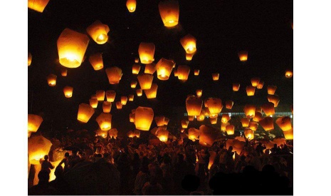Kongmingdeng, Sky Lanterns with various color Chinese fly Ballon Chrismas gifts wishing lamp