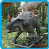 Simulation mechanical dinosaur sculpture