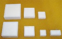 White/Black plastic gem box with glass lid