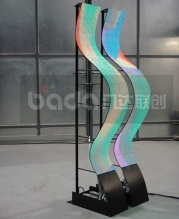 P10mm Indoor flexible LED display with magnetic design