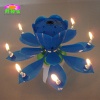 Rotating-lotus flower magic birthday candles