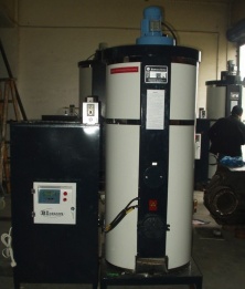 Hot sale vertical full automatic biomass pellet boiler
