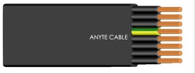 multi-core flat cable H05VVH6-F 500V