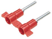Pin insulated terminals on reels