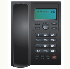 Hot sale Blue lcd phone with dual caller systems TM-P205