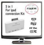 5 in 1 SD Card Reader USB Camera Connection Kit for ipad