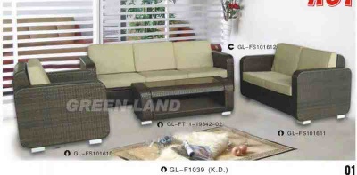 rattan furniture sofa set GL-F1039