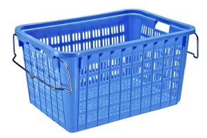Transport Plastic Turnover Basket For Fruits & Vegetables