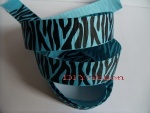 7/8 Printed ribbon with Zebra printing, Grosgrain ribbon - AL-001