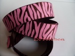 22mm Printed Grosgrain Ribbon,Zebra Print 100yards/roll - AL-002
