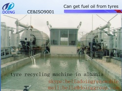 waste plastic recycling machine turn waste tyre to oil machine